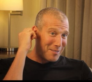 Jon demonstrating Accupressure